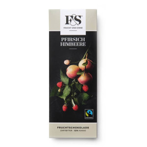 Frucht & Sinne Dunkle Pfirsich-Himbeere 52% Vorderseite