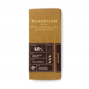 Kilian & Close Dominikanische Republik Kakaonibs 48% Vorderseite