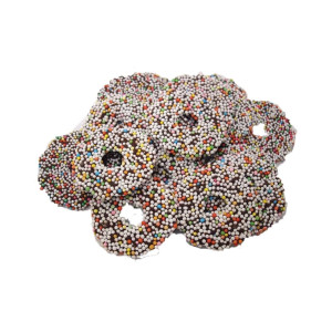 Schokoladenkränze bunt bestreut 