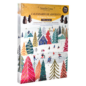 Simón Coll Adventskalender mit Weihnachtsfiguren Zartbitter