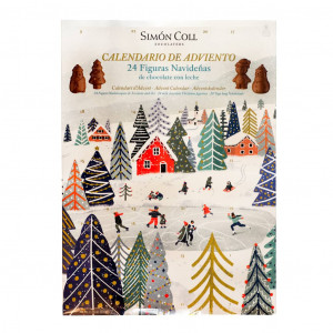 Simón Coll Adventskalender mit Weihnachtsfiguren 216g