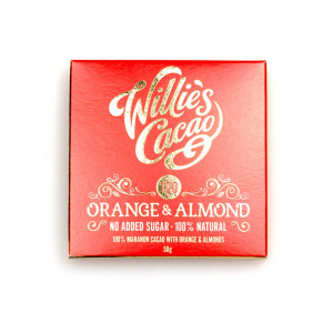 Willie's Cacao Orange & Almond 100% Vorderseite