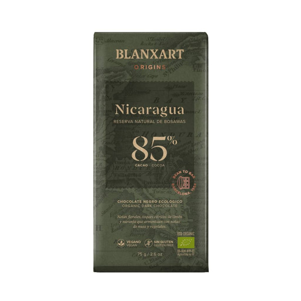 Blanxart Nicaragua 85% Vorderseite 2025