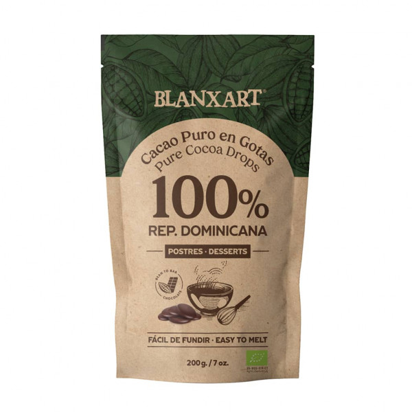 Blanxart pure Cocoa Drops Rep. Dominicana 100% 