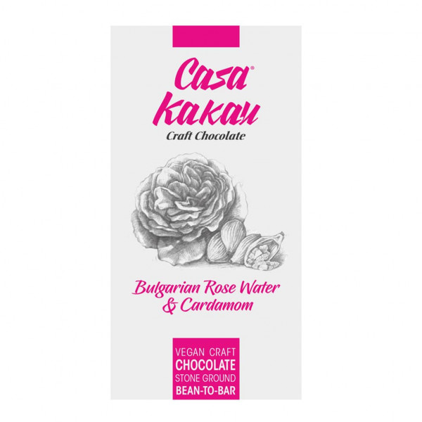 Casa Kakau Dark Bulgarien Rose Water, Cardamom 66%