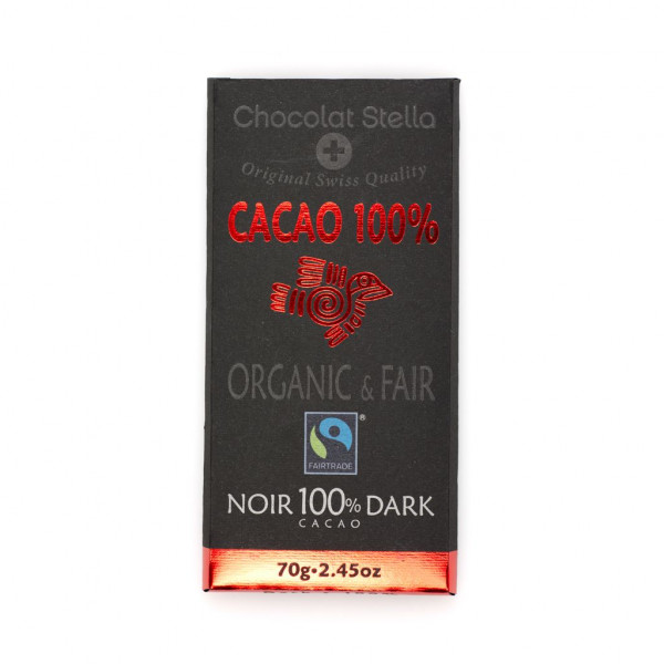 Chocolat Stella 100% Dark Vorderseite