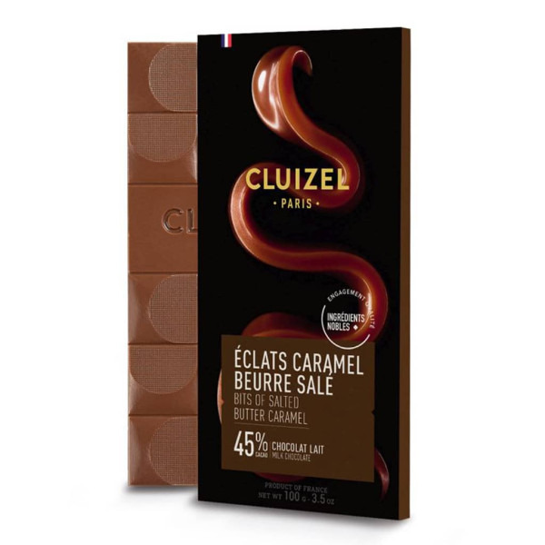 Michel Cluizel Grand Lait 45% Éclats Caramel Beurre Salé 