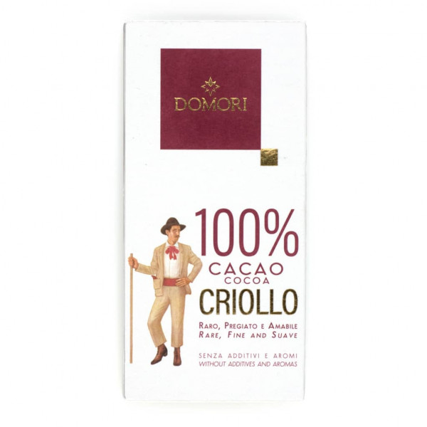 Domori Cacao Criollo 100% Vorderseite