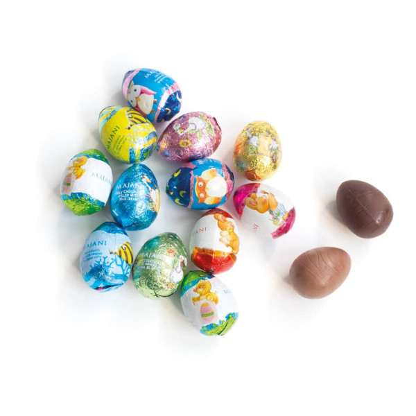 Majani große Ostereier mit Milch- und Kakaocreme