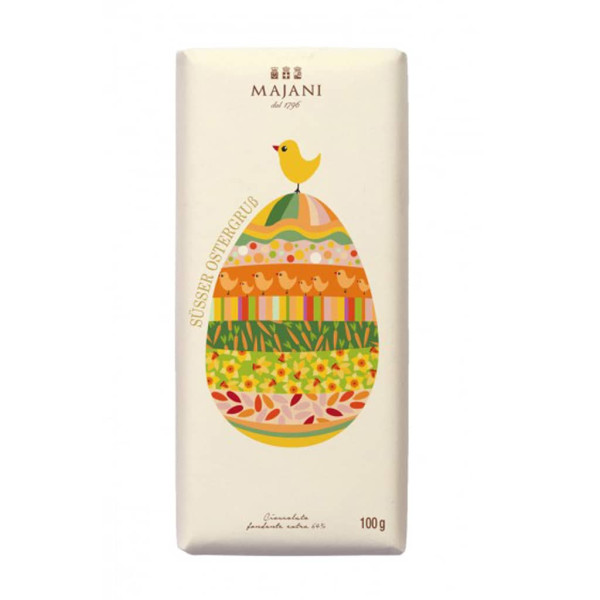 Majani Zartbitterschokolade Süsser Ostergruss