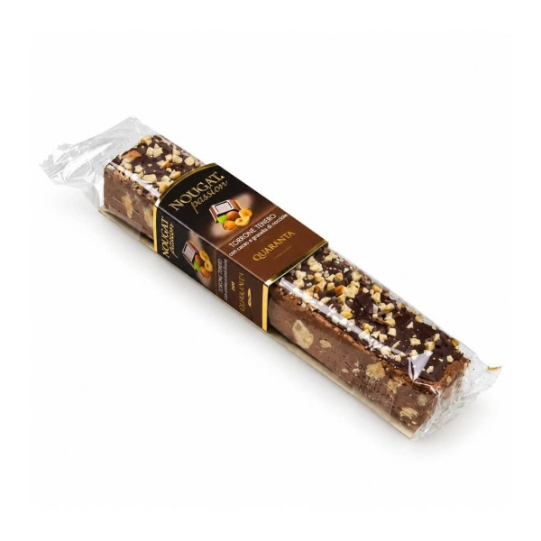 Quaranta Weihnougat mit Haselnüssen und Zartbitterschokolade