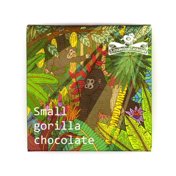 Rózsavölgyi Csokoládé Small Gorilla Chocolate 72% Vorderseite