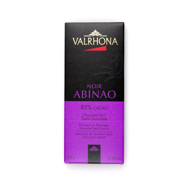 Valrhona Noir Abinao 85% Vorderseite