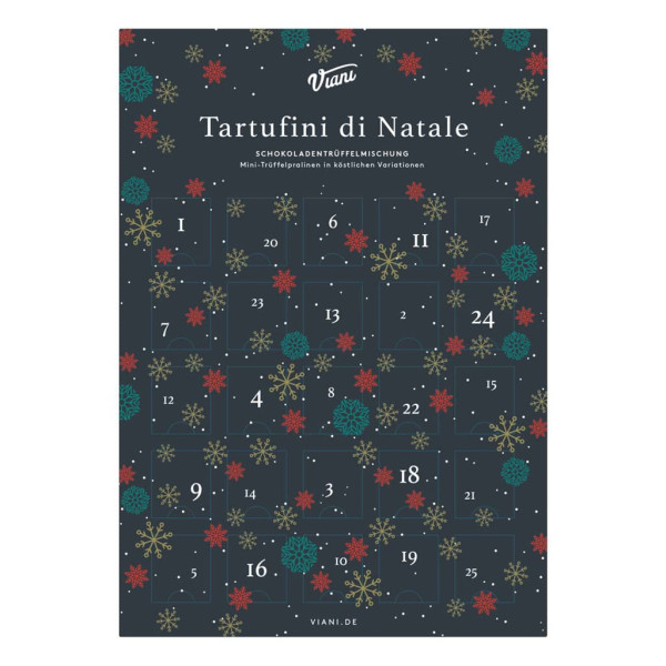 Viani Adventskalender I tartufi dolci di Natale 175g