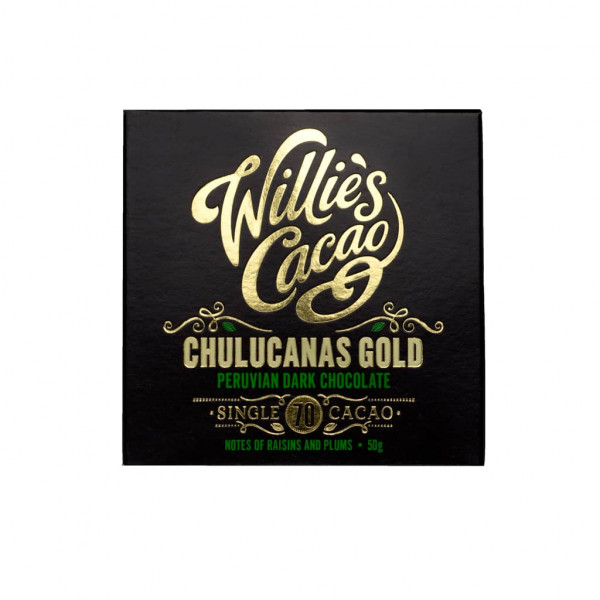 Willie's Cacao Peru Chulucanas Gold 70% Vorderseite